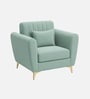 Aura 1 Seater Sofa In Sea Green Color