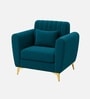 Aura 1 Seater Sofa In Teal Green Color