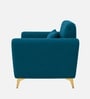 Aura 1 Seater Sofa In Teal Green Color