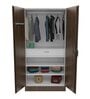 Auraline Basic 2 Door Almirah in Walnut Brown Colour