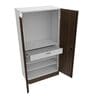 Auraline Basic 2 Door Almirah in Walnut Brown Colour