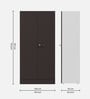 Auraline Steel Men 2 Door Almirah in Textured Coffee Brown Colour