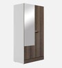 Auraline Steel Women Basic 2 Door Almirah in Walnut Colour