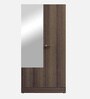 Auraline Steel Women Basic 2 Door Almirah in Walnut Colour
