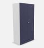 Auraline Metal 2 Door Almirah in Textured Navy Blue Colour