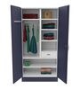 Auraline Metal 2 Door Almirah in Textured Navy Blue Colour