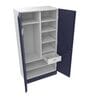 Auraline Metal 2 Door Almirah in Textured Navy Blue Colour
