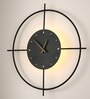 Auray Modern LED Wall Lamp with Clock | 3 Light Modes (Warm, Natural & Cool White) | Decorative Lamp for Living Room, Bedroom & Bedside | 1Year Warranty