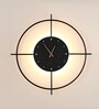 Auray Modern LED Wall Lamp with Clock | 3 Light Modes (Warm, Natural & Cool White) | Decorative Lamp for Living Room, Bedroom & Bedside | 1Year Warranty