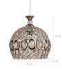 Aurelia Gold Iron Hanging Light | E27 holder | without Bulb | Eliante