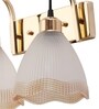 Aurelia Gold & Mild Steel Wall Light