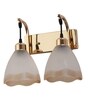 Aurelia Gold & Mild Steel Wall Light