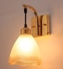 Aurelia Gold & Mild Steel Wall Light