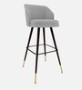 Aurelia Modern Bar Stool In Light Grey Colour