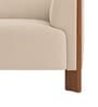 Aurelio Acacia Wood Chair In Beige Color