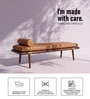 Aurelio Luxe Bench In Brown Colour