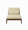 Aurelio Sheesham Wood Lounger In Beige Color