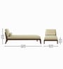 Aurelio Sheesham Wood Lounger In Beige Color