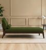 Aurelio Sheesham Wood Lounger In Green Color