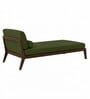 Aurelio Sheesham Wood Lounger In Green Color