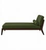Aurelio Sheesham Wood Lounger In Green Color