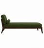 Aurelio Sheesham Wood Lounger In Green Color