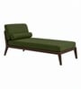 Aurelio Sheesham Wood Lounger In Green Color