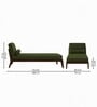 Aurelio Sheesham Wood Lounger In Green Color