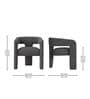 Aurelius Lounge Chair In Grey Color