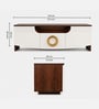 Aurello TV Unit in White Finish