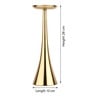 Aureus Gold Pillar Candle Stands Set Of 2
