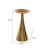 Aureus Gold Pillar Candle Stands Set Of 2