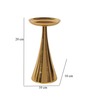 Aureus Petite Gold Pillar Candle Stand