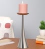 Aureus Petite Silver Pillar Candle Stand