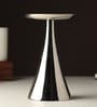 Aureus Tall Silver Pillar Candle Stand