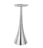 Aureus Tall Silver Pillar Candle Stand