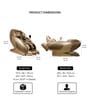 Aurex Leather Premium Massage Chair In Gold Colour