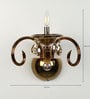 Palermo Gold Crystal Candle Wall Light