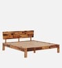 Auriga King Size Bed in Natural Finish