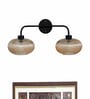 Aurora 2-Light Ribbed Glass Wall Sconce