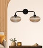 Aurora 2-Light Ribbed Glass Wall Sconce