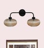 Aurora 2-Light Ribbed Glass Wall Sconce