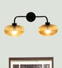 Aurora 2-Light Ribbed Glass Wall Sconce