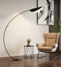 Aurora Arc Black LED Floor Lamp Tri-Color