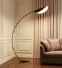 Aurora Arc Black LED Floor Lamp Tri-Color