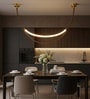 Aurora Arc Tri-Colour LED Pendant Ceiling Light for Living Room