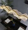 Aurora Cascade 3-LED Smart Chandelier Light 1000mm Metal Acrylic Gold Finish