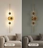 Aurora Cascade 900MM Gold Metal Glass LED Wall Sconce