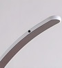 Aurora Crescent Black Tri-Color LED Standing Floor Lamp