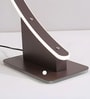 Aurora Crescent Black Tri-Color LED Standing Floor Lamp